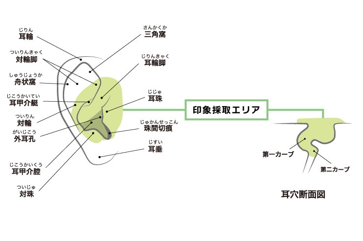 印象採取エリアイメージ