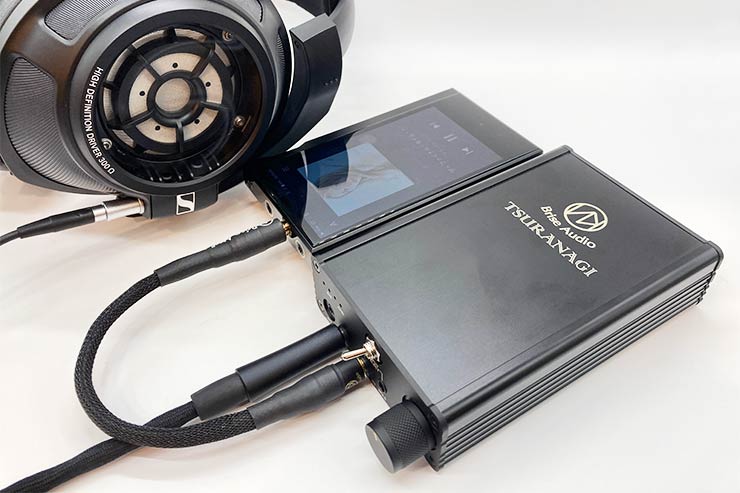 TSURANAGIにKANN ALPHAとHD 820（純正バランスケーブル）の接続イメージ