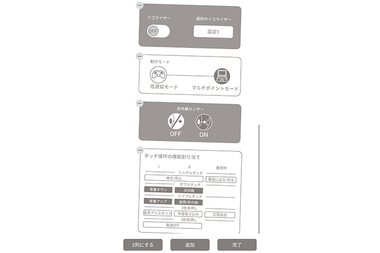 各項目の入れ替えや追加・削除イメージ
