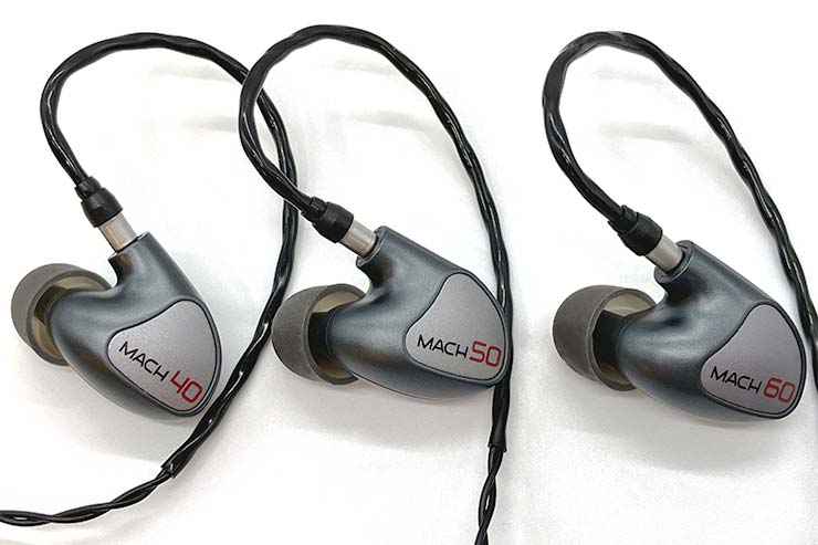 左：MACH 40、中央：MACH 50、右：MACH 60