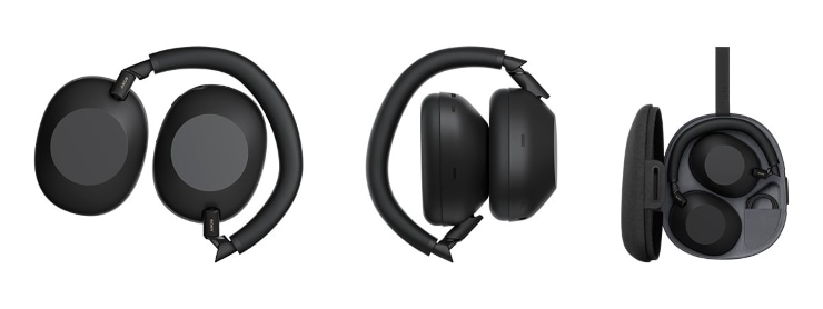 SONY WH-1000XM6折りたたみ機構の画像