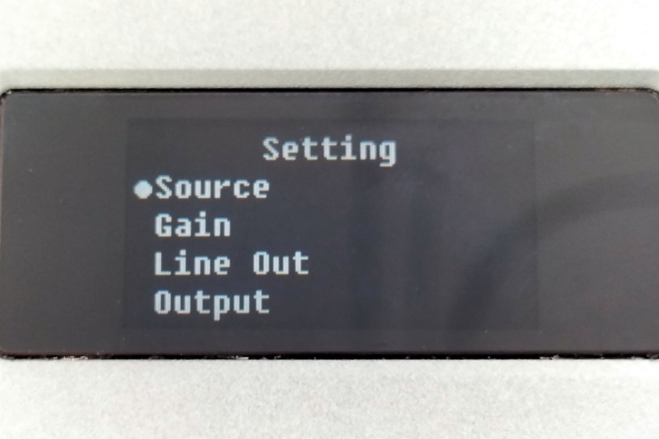 Cayin RU9のソリッドステートサウンドモード画像