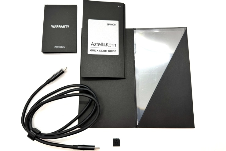 Astell&Kern A&ultima SP4000の付属品画像