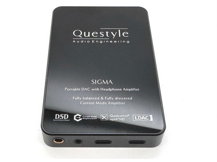 Questyle SIGMAの本体平面の画像