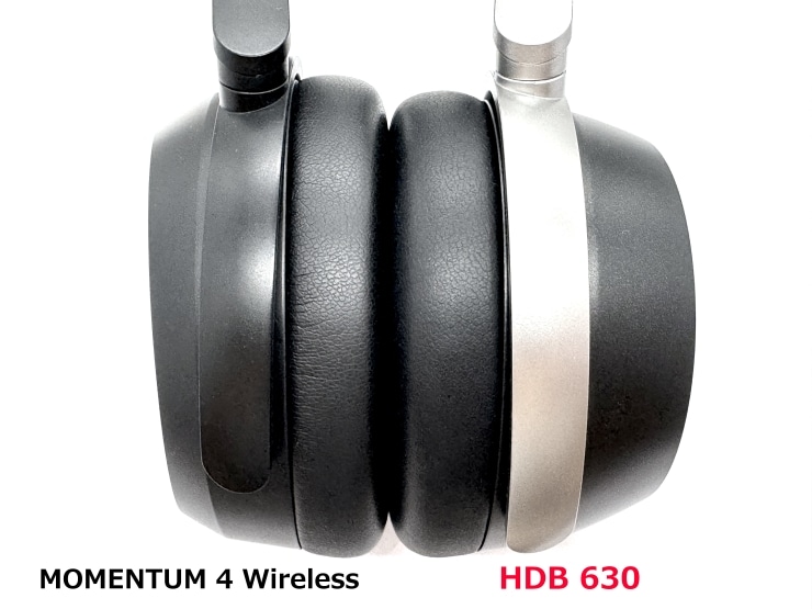 HDB 630とMOMENTUM 4 Wirelessのハウジング画像