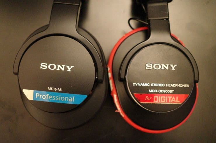 SONY MDR-CD900STとM1の画像