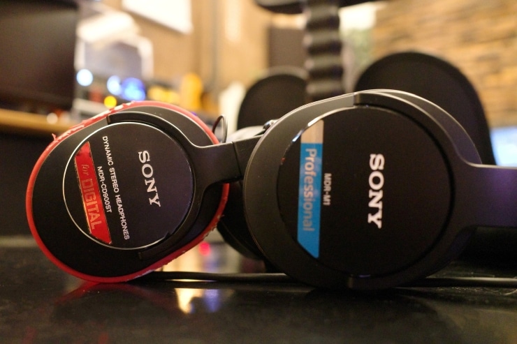 SONY MDR-CD900STとM1の画像