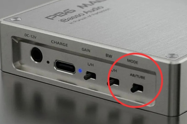 iBasso Audio PB6 MACAWの出力モード画像