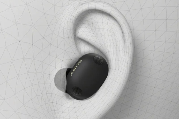 イヤホンの着用画像