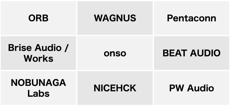 イヤホンケーブルメーカーの画像