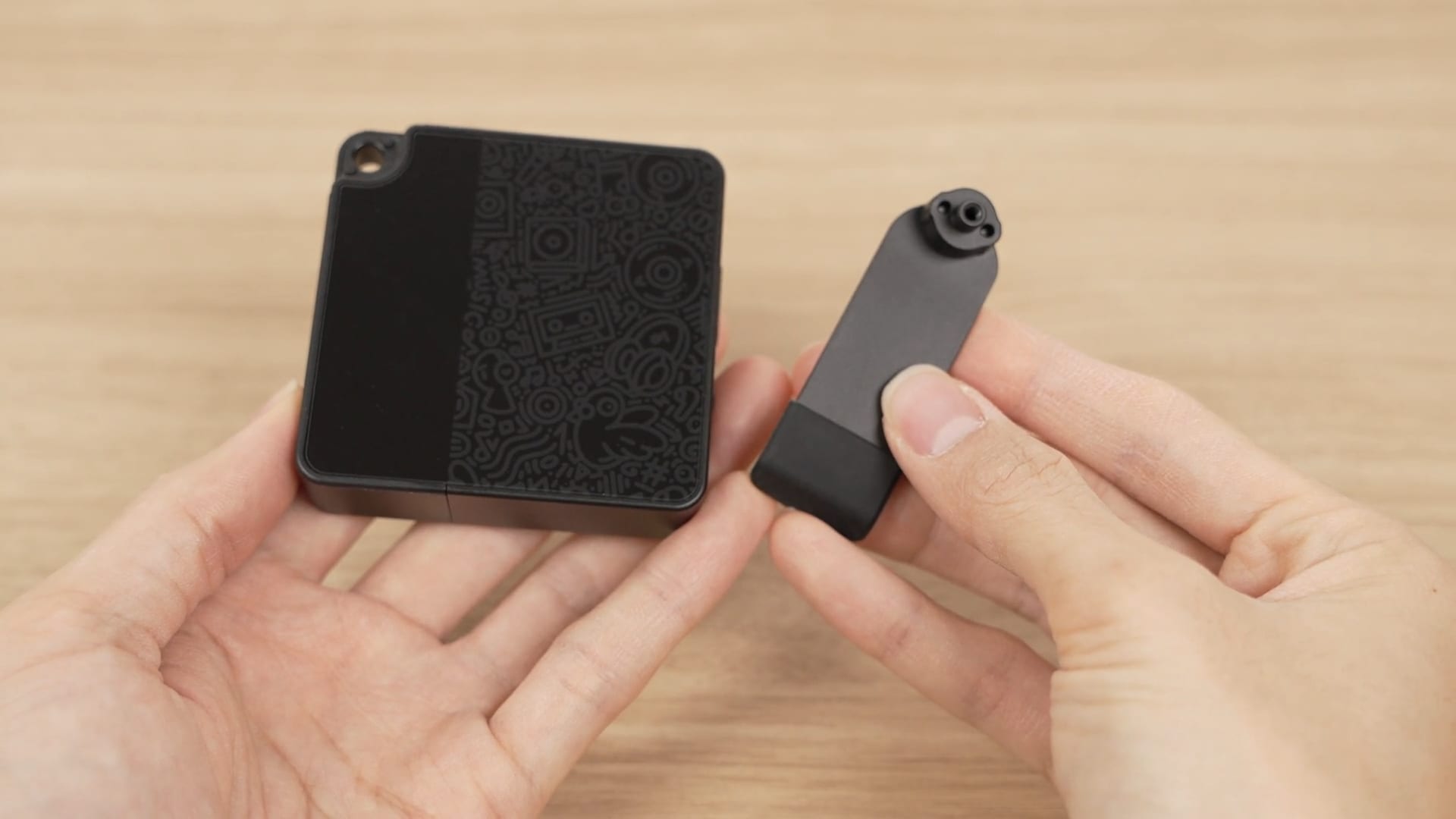 クリップを取り外した画像