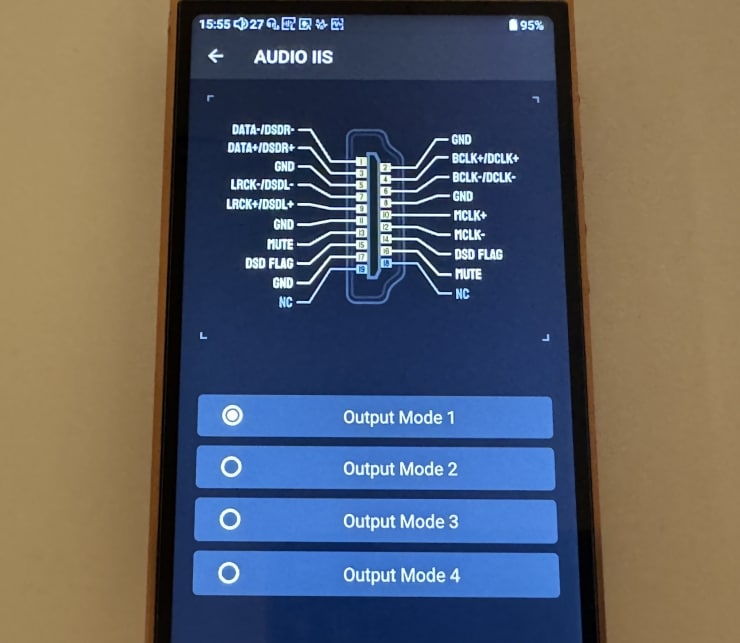 EvoAria EvoOne Ti / CuのI2S結線の画像