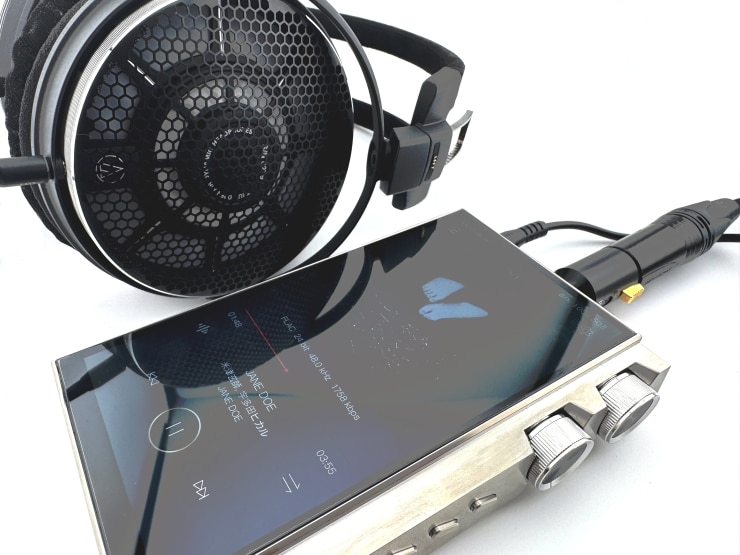 iBasso Audio DX340MAXとAudio-Technica ATH-ADX7000の画像
