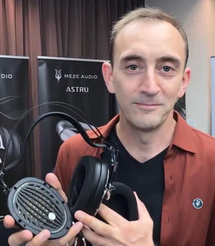 Meze Audio設立者アントニオ・メゼ氏の画像