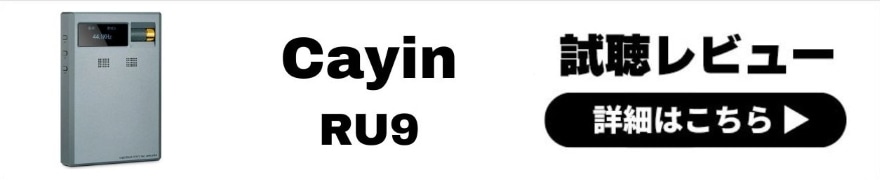 Cayin RU9 レビュー | 暖かな真空管サウンド！Cayinらしさを受け継いだ最新USB-DACアンプ