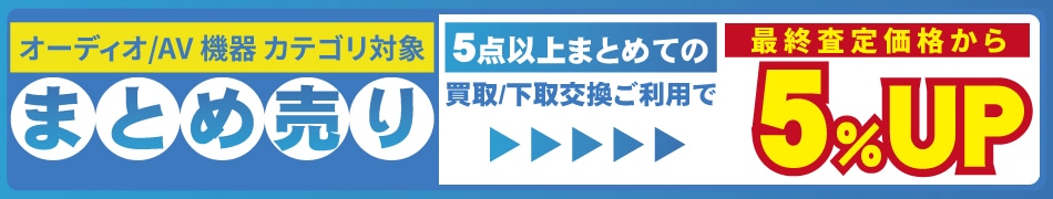 5点まとめ売りで5%UP!
