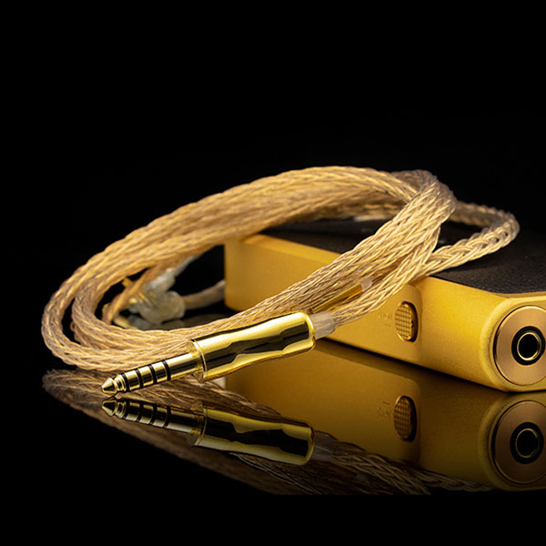 Gold 16 IEM Cable - Custom - 4.4mm【ALO-2989】