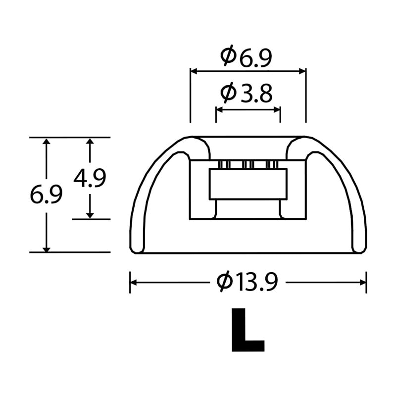 AZLA SednaEarfit max for TWS L 1ペア(2個) - イヤフォン