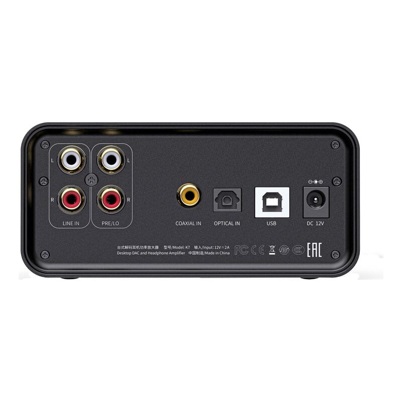 FiiO (フィーオ) K7 [FIO-K7-B]｜デジタルオーディオプレーヤー（DAP）・ヘッドホンアンプ (Headphone