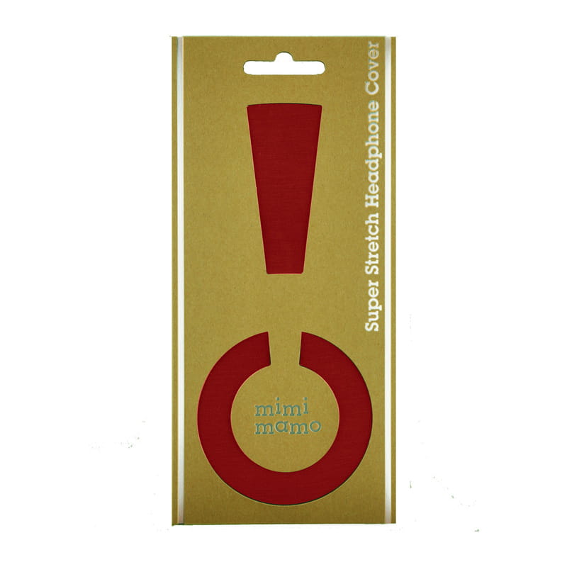 スーパーストレッチヘッドホンカバー サイズL レッド [MHC-002-RD]