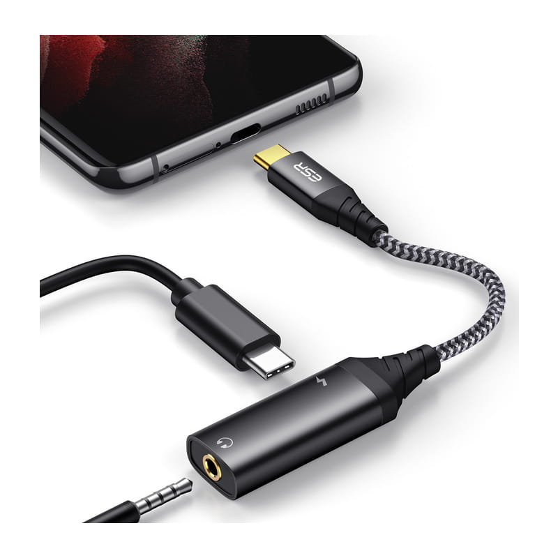 2-in-1 USB-C PD Headphone Jack Adapter