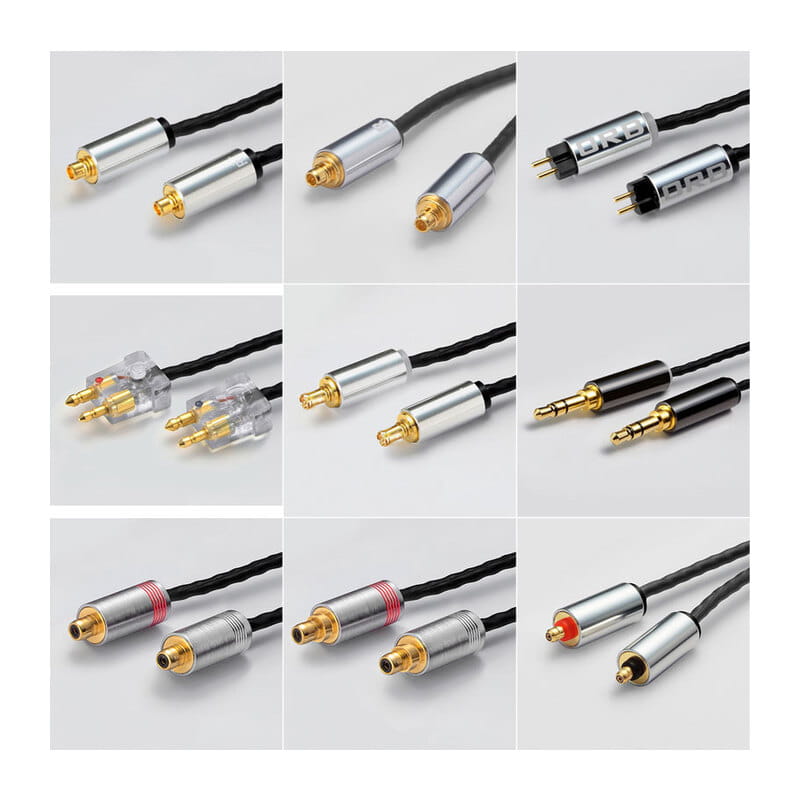 Custom-made Cable 線材：OFC金メッキ線 (8芯)