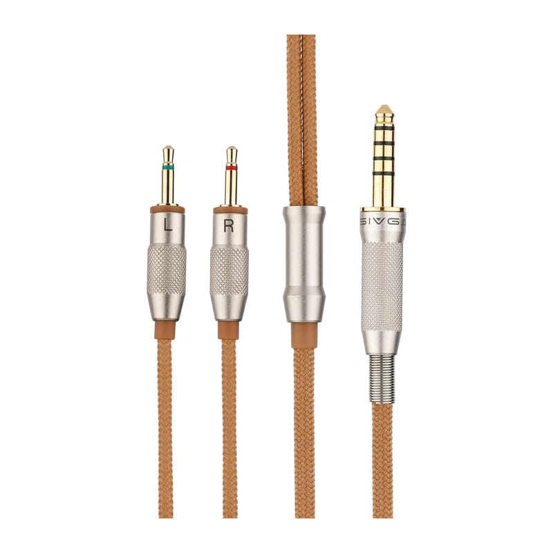 SIV-PHN ヘッドホン用ケーブル 4.4mm - 2.5mm 2極(LR) (ブラウン) [SIV-PHN-4.4 BRN-2.5mm2極(L/R)]