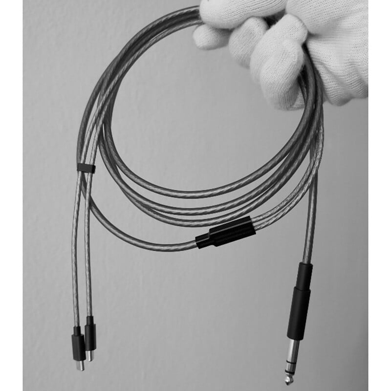 Binom-ER用ケーブル【銀メッキ銅線】据置用Y字ケーブル (6.3mm/2.5m) [YS-1]