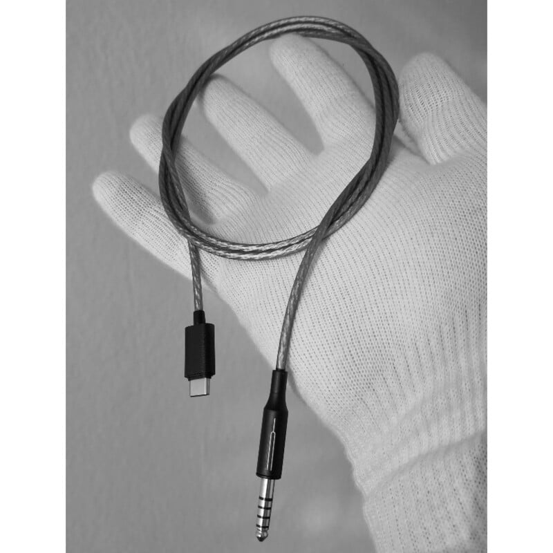 Binom-ER用ケーブル【銀メッキ銅線】モバイル用バランスケーブル (4.4 mm/1.2m) [SB-1]