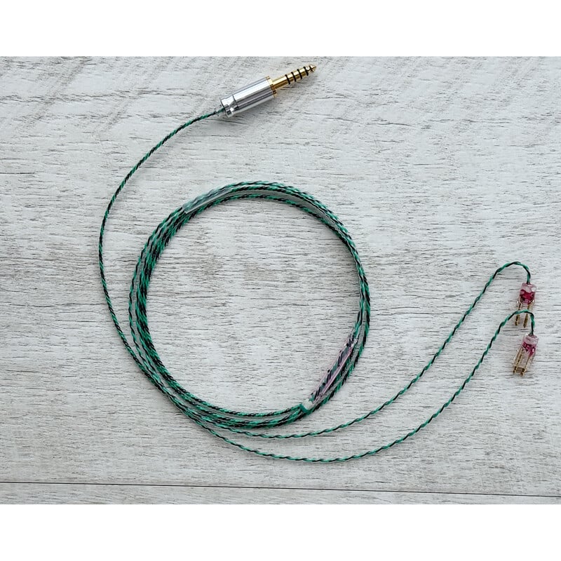 Watermelon Lily / 4.4mm 5極 AEC製 金メッキプラグ / FitEar / ロゴ＆イヤーコネクタアートワーク