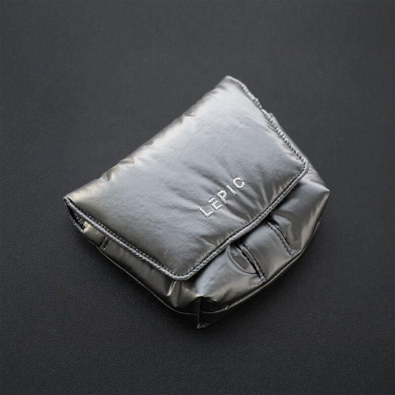 LEPIC IEM SNAP POUCH Charcoal Gray [LPC-SP-GRY]
