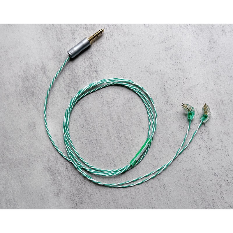 Agave Lily / WAGNUS. Original 4.4mm 5-pole Plug EIR - “ORO” / Custom 2pin / NDT製法仕様 ロゴ&イヤーコネクタアートワーク