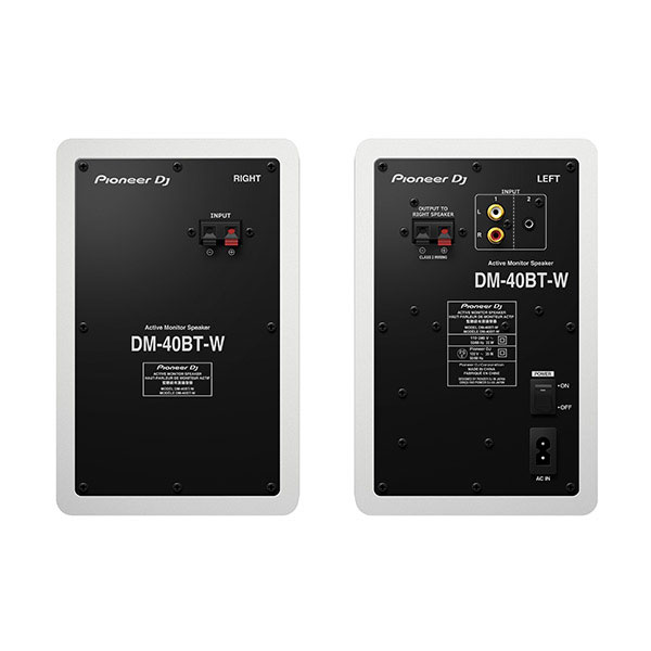Pioneer DJ (パイオニア ディージェー) DM-40BT-W｜DAW・DTM (Digital Audio Workstation/Desk  Top Music)｜フジヤエービックネットショップ