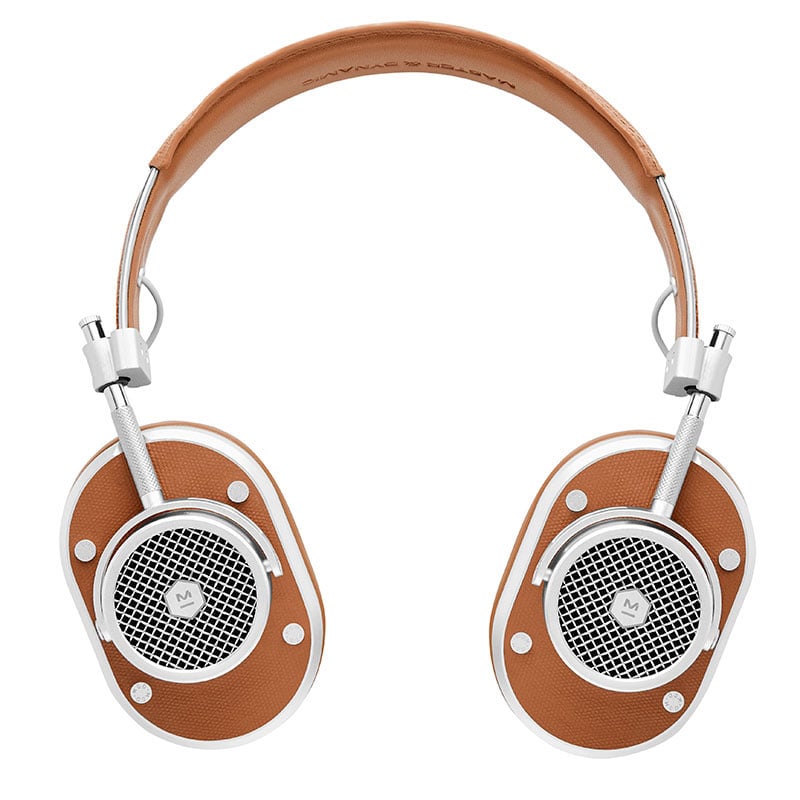 MH40 Wireless Over Ear Headphone - SIlver/Brown MH40S2-W