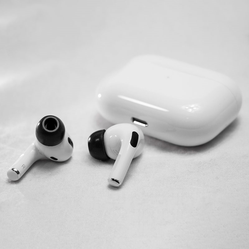 AirPods Pro用クリスタルチップス（ダストフィルター付き） ／Mサイズ（3ペア） [CTAPPM]
