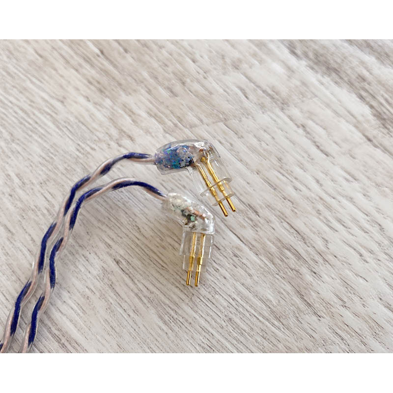 Prototype “Crepuscule” Sheep 4.4mm 5極 トープラ販売製 CINQBES 純銅材 無メッキプラグ Custom 2pin イヤーコネクタ装飾