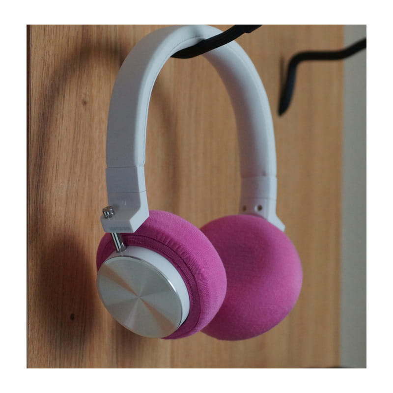 スーパーストレッチヘッドホンカバー サイズM ピンク [MHC-001-PK]