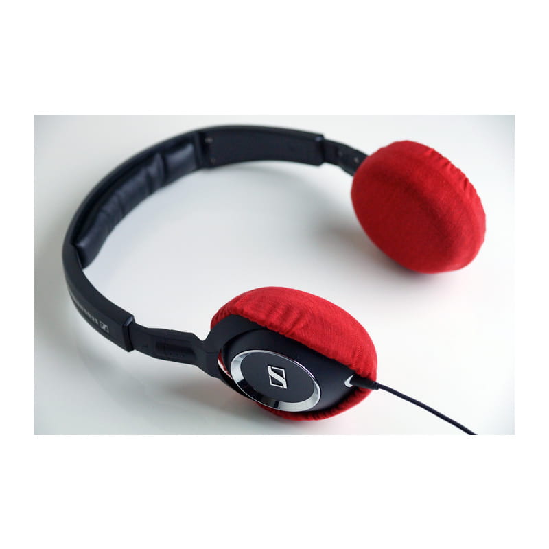 スーパーストレッチヘッドホンカバー サイズM レッド [MHC-001-RD]