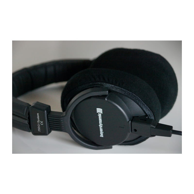 スーパーストレッチヘッドホンカバー サイズL 黒 [MHC-002-BK]