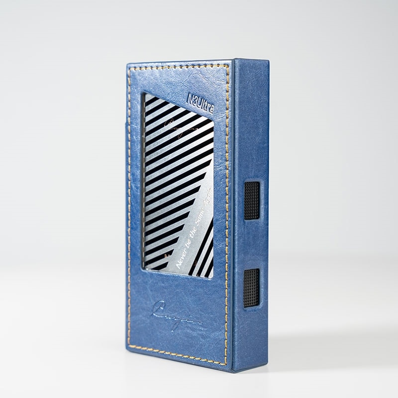 N3Ultra用純正レザーケース　ブルー