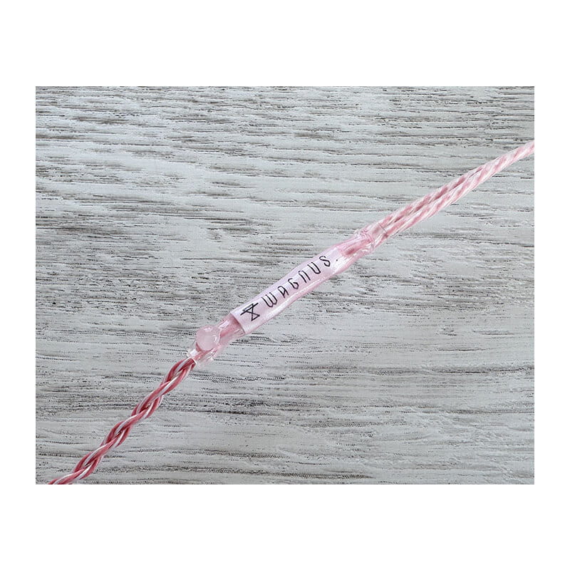 Sakura Fubuki “Quartz”/4.4mm 5極 トープラ販売製 黄銅材 銀メッキプラグ/qdc/ロゴ＆イヤーコネクタ 桜クォーツアートワーク