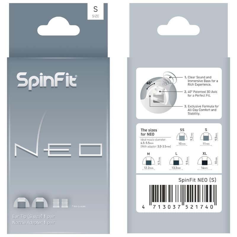 SpinFit NEO S 1ペア [SFT-NEO-S]
