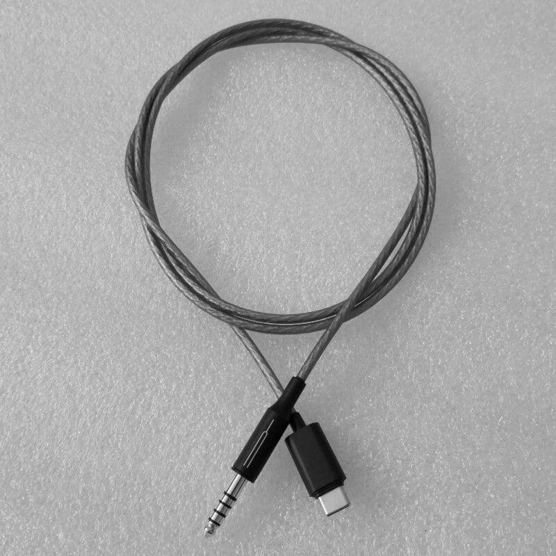 Binom-ER用ケーブル【銀メッキ銅線】モバイル用バランスケーブル (4.4 mm/1.2m) [SB-1]