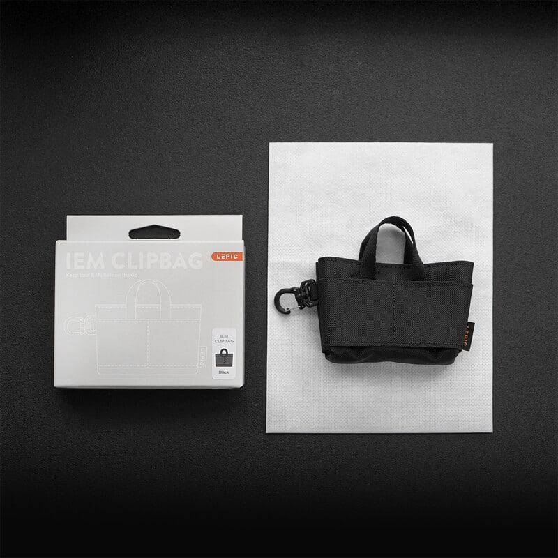 LEPIC IEM CLIPBAG Black [LPC-CB-BLK]