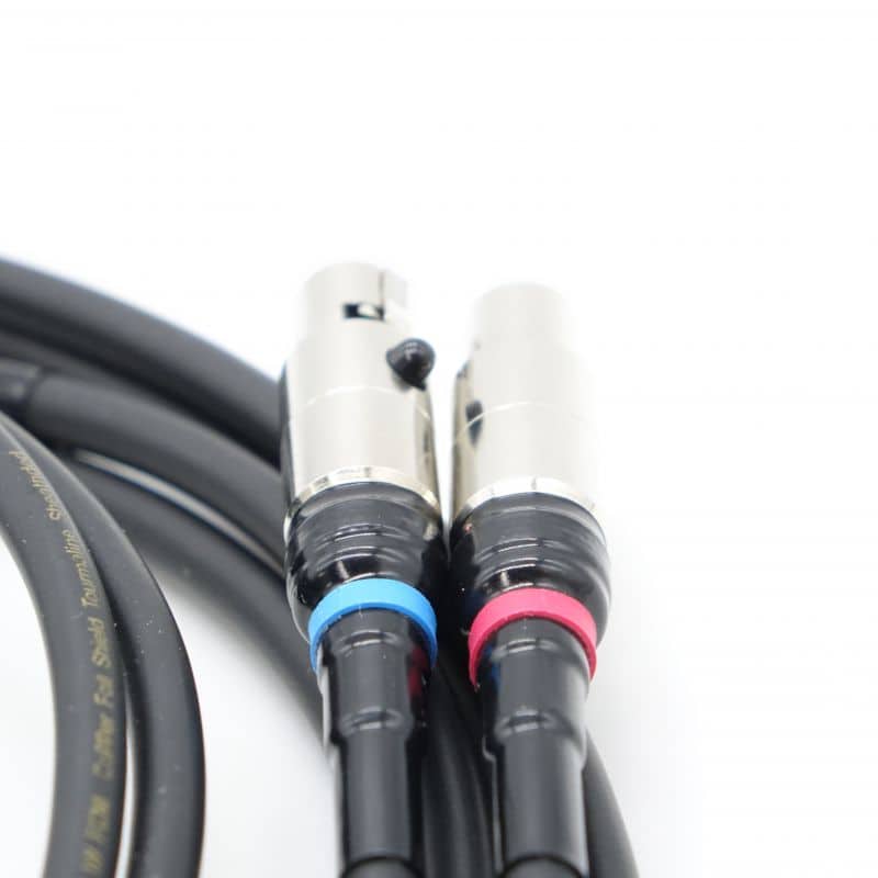 Audeza用HPケーブル 4pinXLR to ﾐﾆ4pinXLR*2