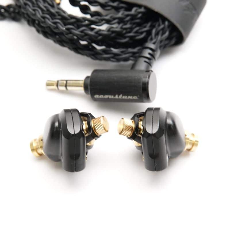 HS1657CU Mat Black&Gold [ACO-HS1657CU-BLK]