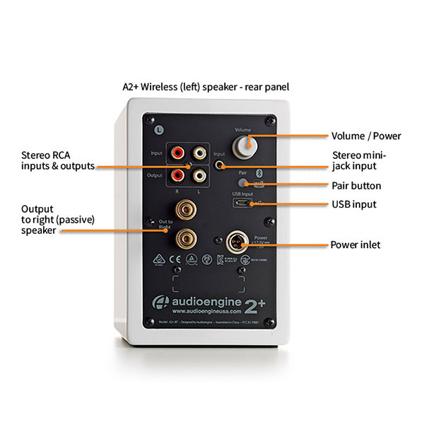 A2+ wireless Stain Black