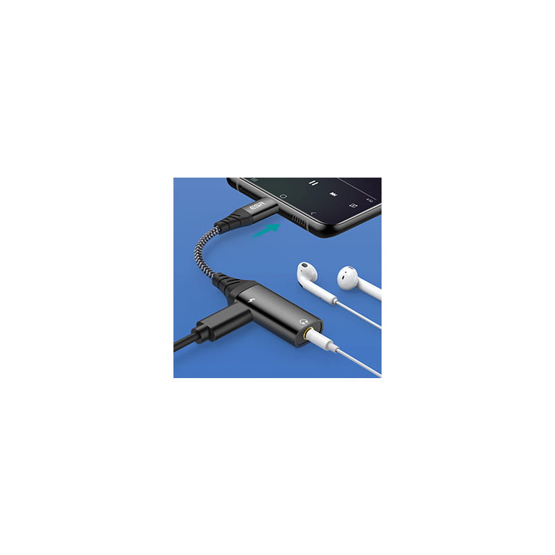 2-in-1 USB-C PD Headphone Jack Adapter
