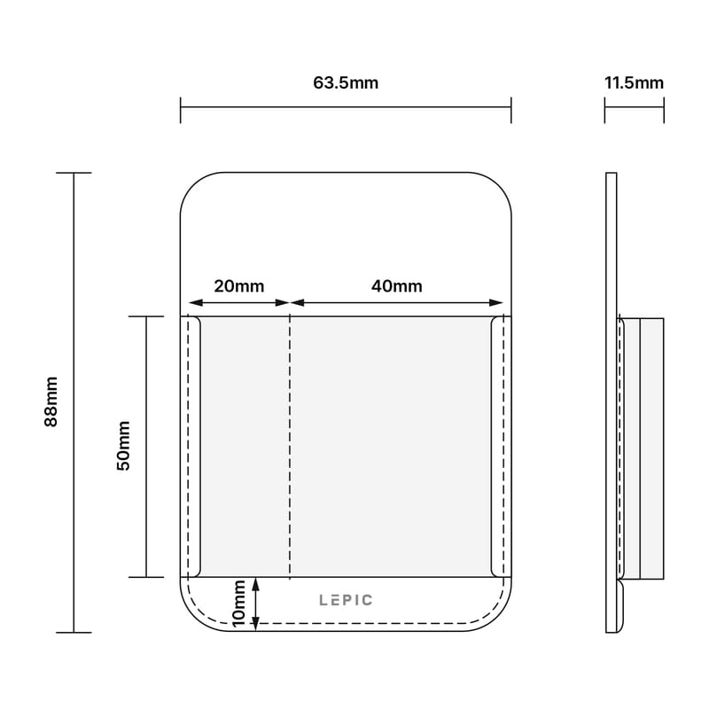 DAC POCKET Navy [LPC-DP-NVY]