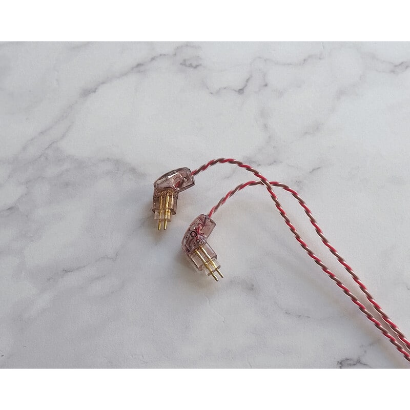 Valentine Lily / 4.4mm 5極 AEC製 金メッキプラグ / Custom 2pin / ロゴ＆イヤーコネクタアートワーク